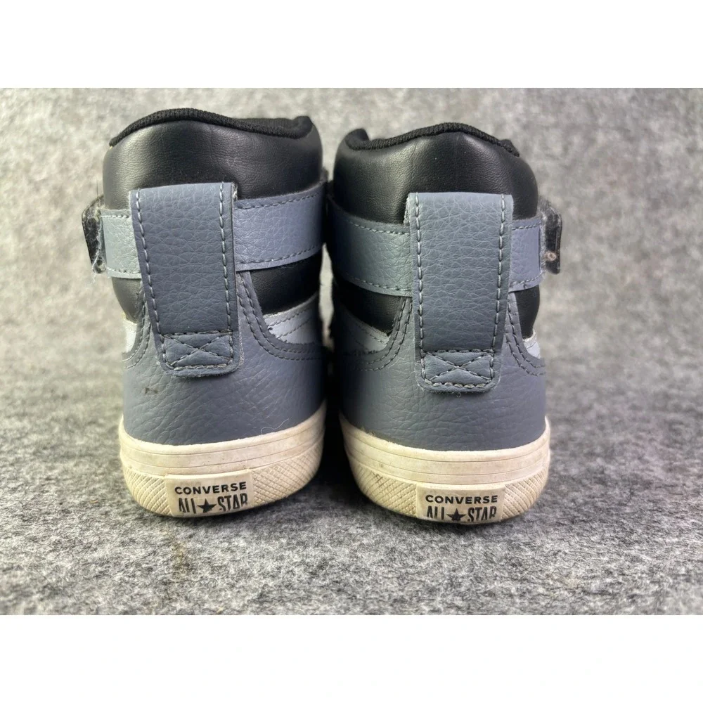 Converse Pro Blaze High‎ Top Sneakers Kids Size 5 Blue Black Leather A05708C
